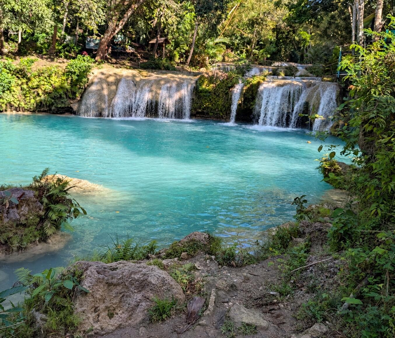 Cambugahay Falls in Lazi, Siquijor