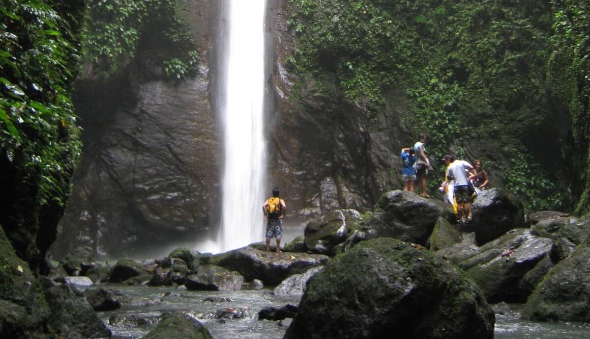Casaroro Falls in Valencia, Negros Oriental