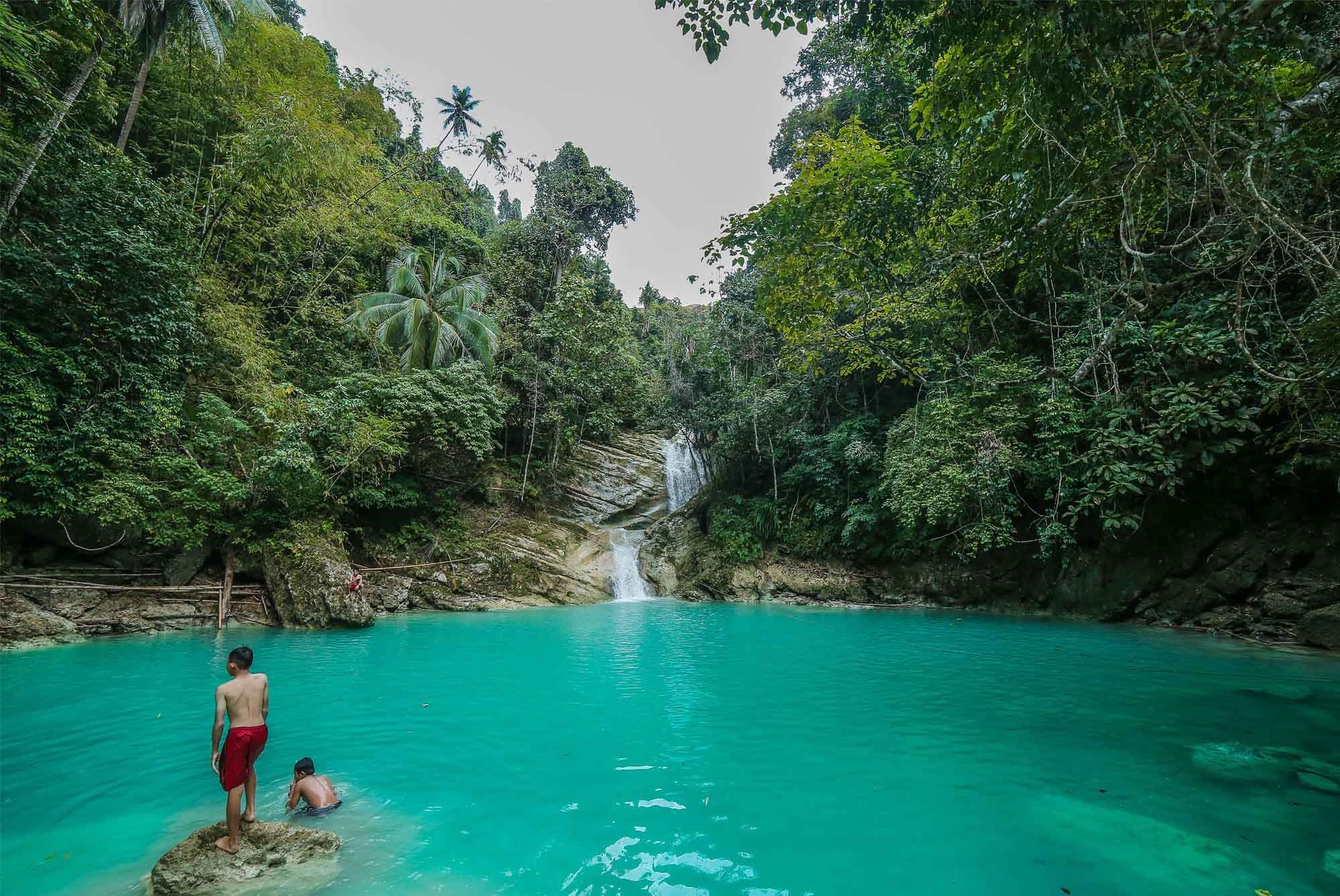 Dam-agan Falls in Dimiao, Bohol