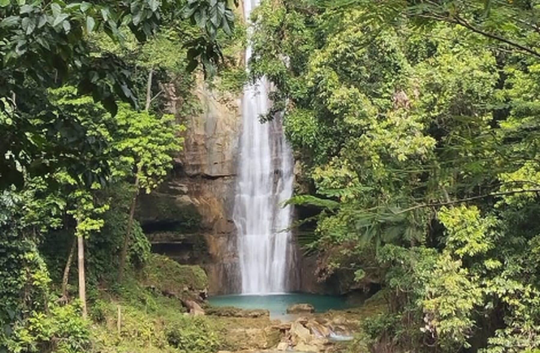 Kapuka Falls in Caraga, Davao Oriental