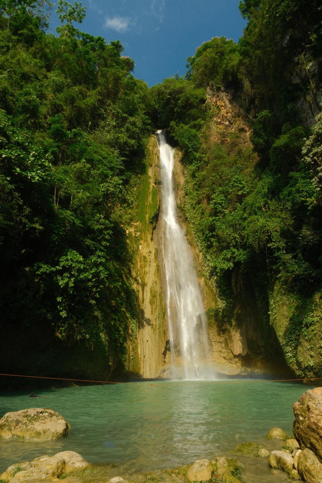 Mantayupan Falls in Barili, Cebu