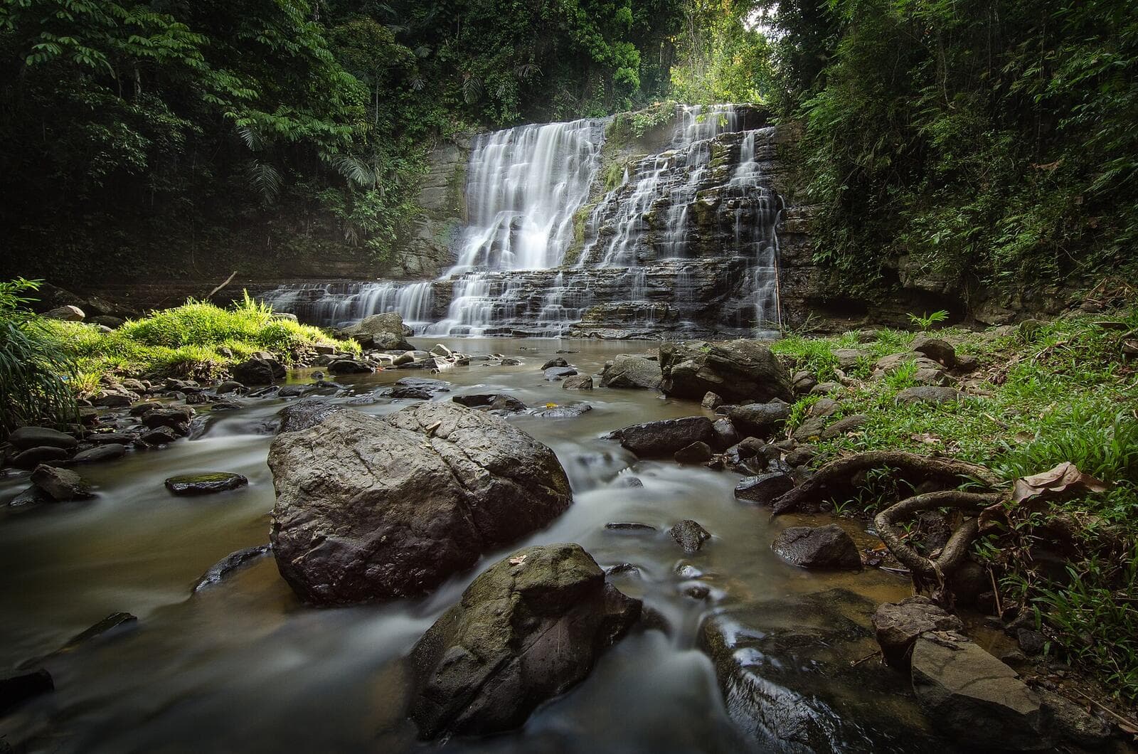 Merloquet Falls in Zamboanga City, Zamboanga del Sur
