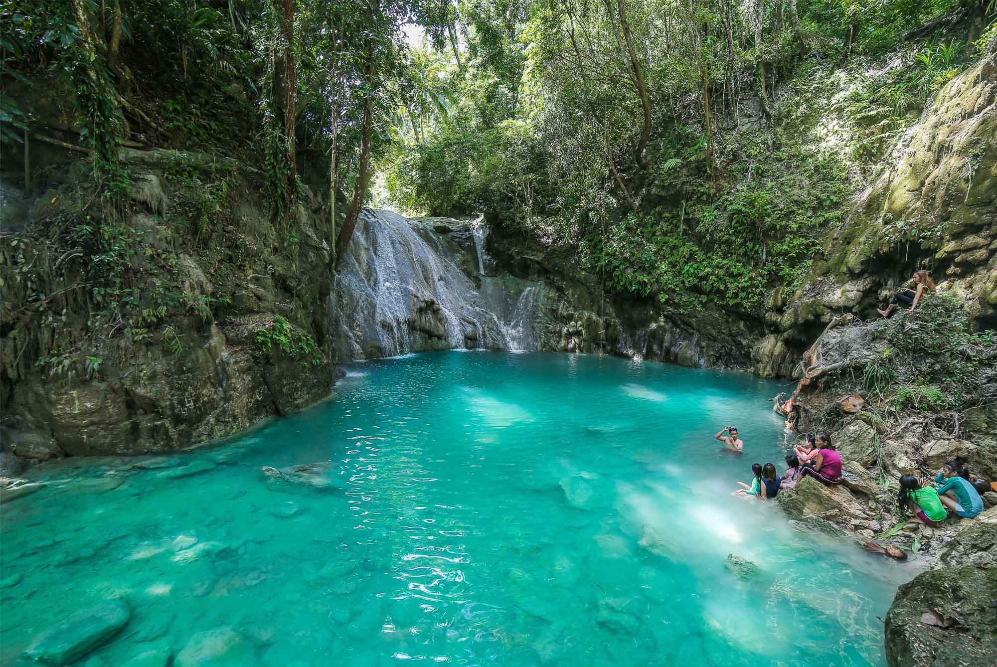 Ingkumhan Falls in Dimiao, Bohol