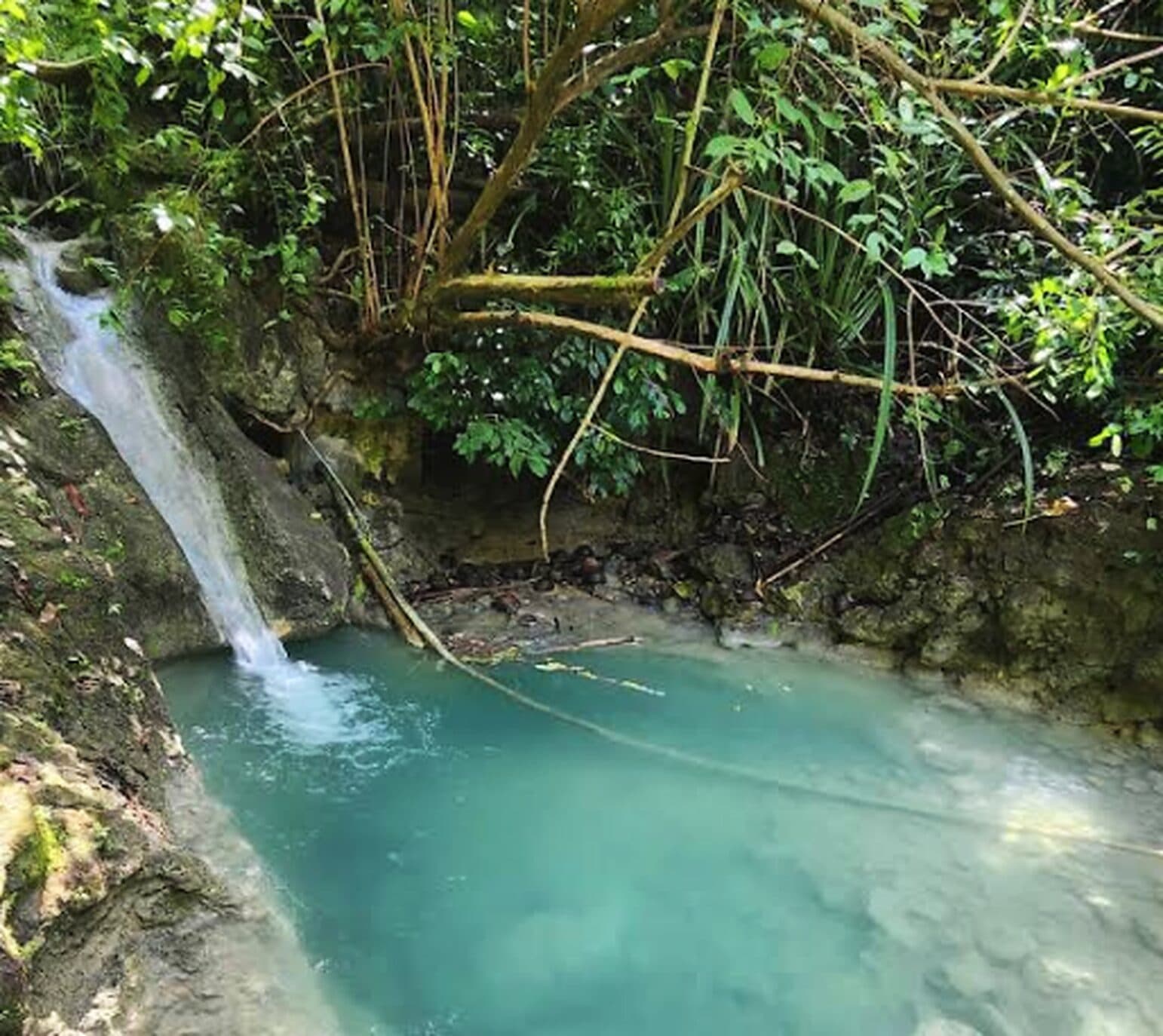La Manoy Falls in Loon, Bohol