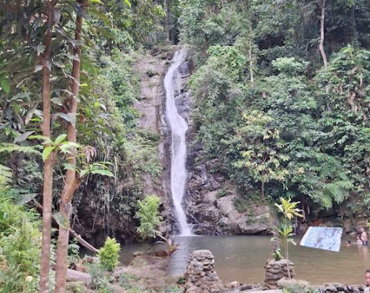 Pamuayan Falls in Port Barton, Palawan