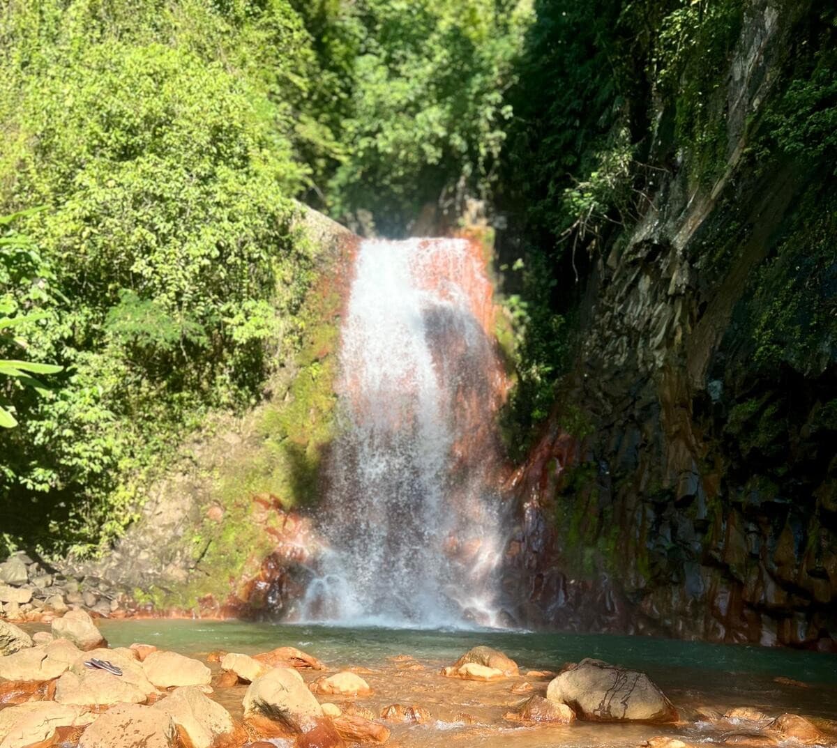 Pulangbato Falls in Valencia, Negros Oriental